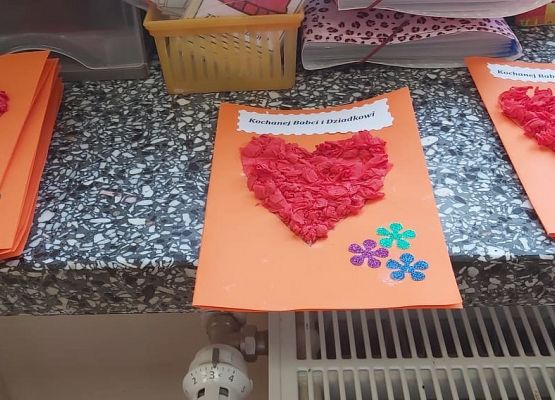 Laurki wykonane przez dzieci