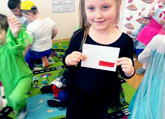 Dziewczynka otrzymała walentynkę