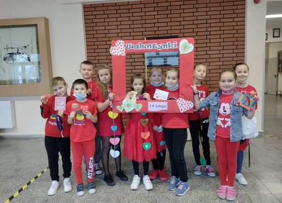 Grupowe zdjęcie walentynkowe