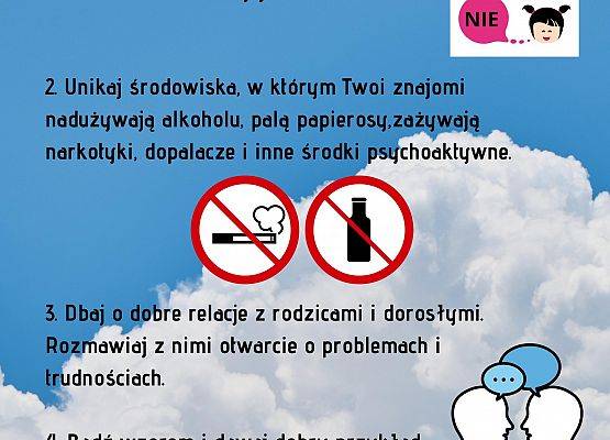 bezpieczne ferie wolne od używek