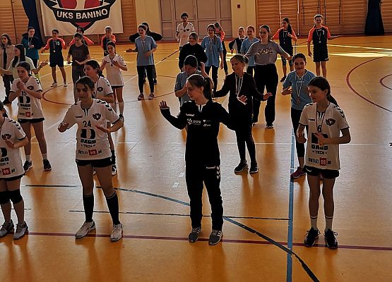 Wspólna zabawa taneczna zawodniczek