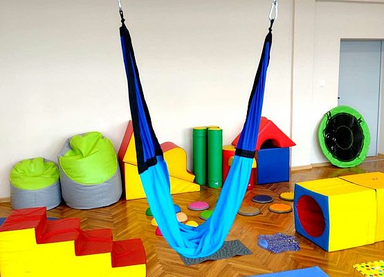 Na zdjęciu hamak do terapii