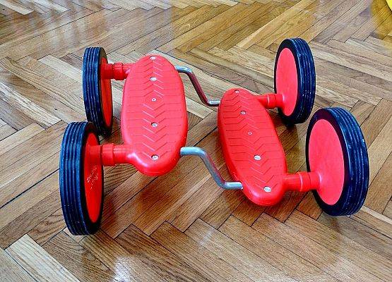 Na zdjęciu samobieżne peddały