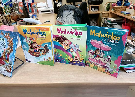 Wystawa książek pani Katarzyny Keller