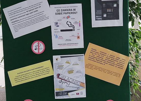 Gazetka szkolna - Światowy Dzień bez Tytoniu