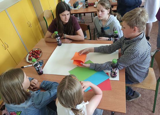 Uczestnicy spotkania podczas pracy w grupach