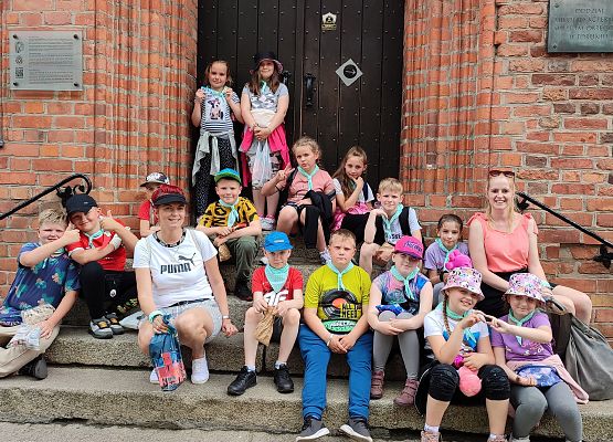 Uczestnicy wycieczki w Toruniu