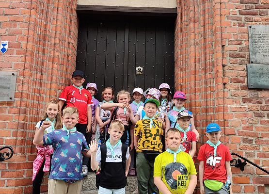 Uczestnicy wycieczki w Toruniu