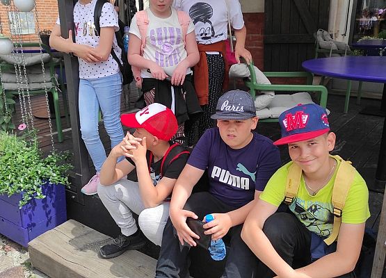 Uczestnicy wycieczki w Toruniu