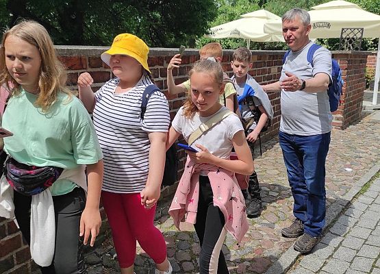 Uczestnicy wycieczki w Toruniu