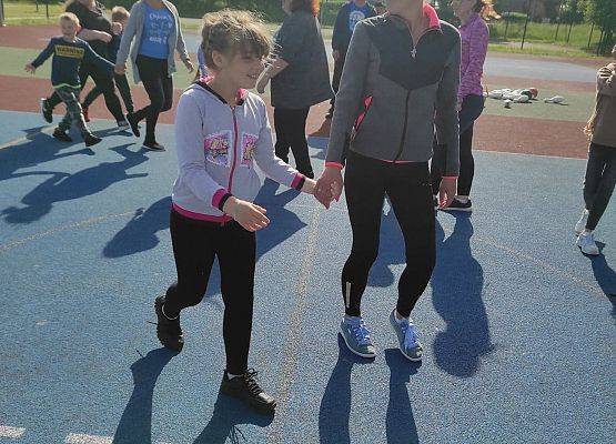 Mama i córka podczas konkurencji