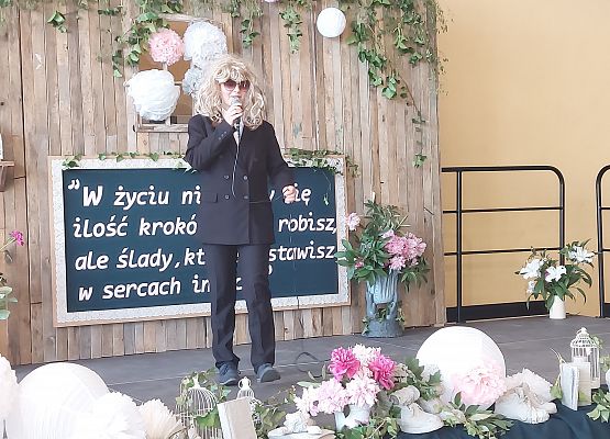 Uczeń podczas występu