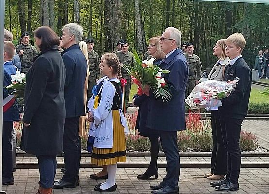 Delegacja Zespołu Szkół im. Jana Pawła II w Łebieniu