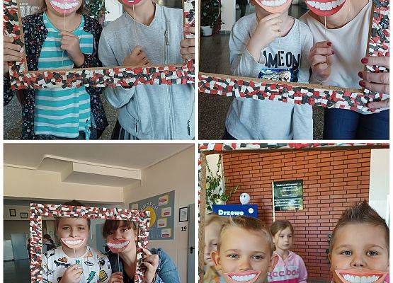 Kolaż uśmiechnięty dzieci