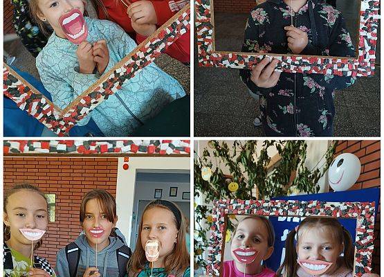 Kolaż uśmiechnięty dzieci