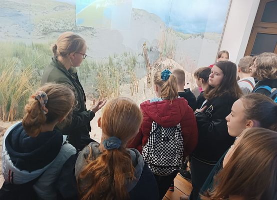 Uczniowie podczas zajęć w Czołpinie