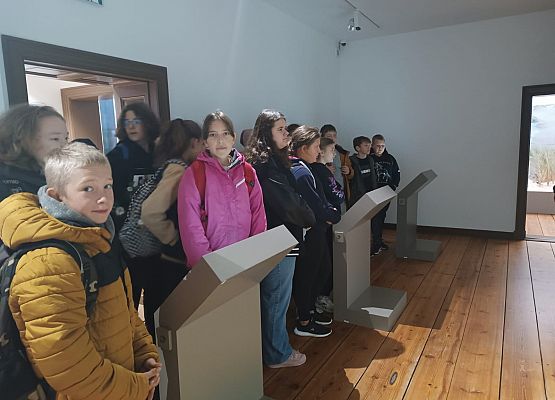 Uczniowie podczas zajęć w Czołpinie