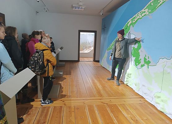 Uczniowie podczas zajęć w Czołpinie