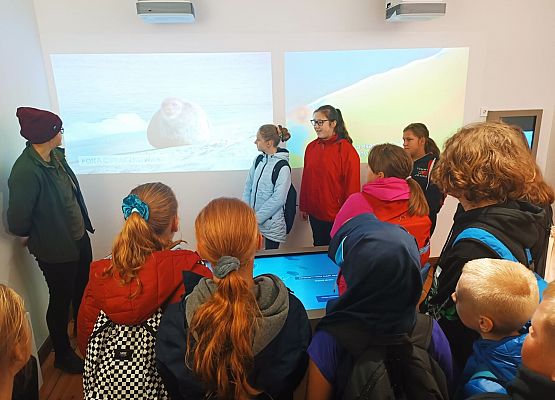 Uczniowie podczas zajęć w Czołpinie