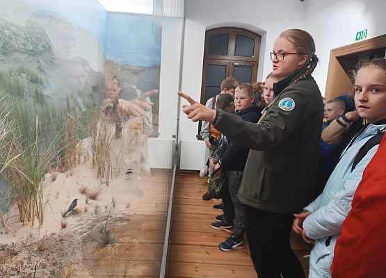 Uczniowie podczas zajęć w Czołpinie