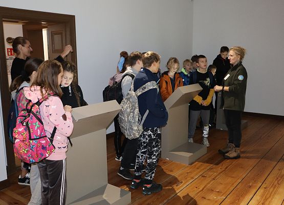 Uczniowie podczas zajęć w Czołpinie