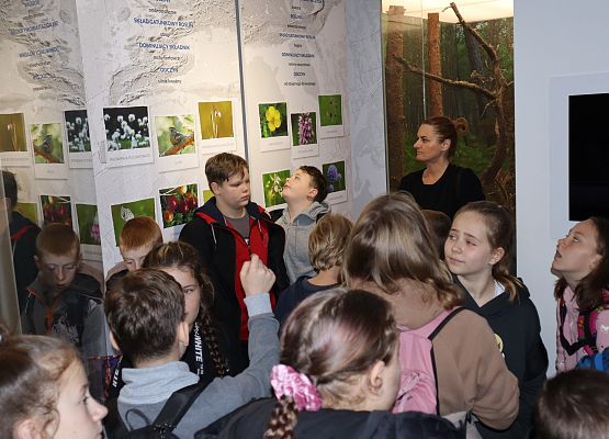 Uczniowie podczas zajęć w Czołpinie