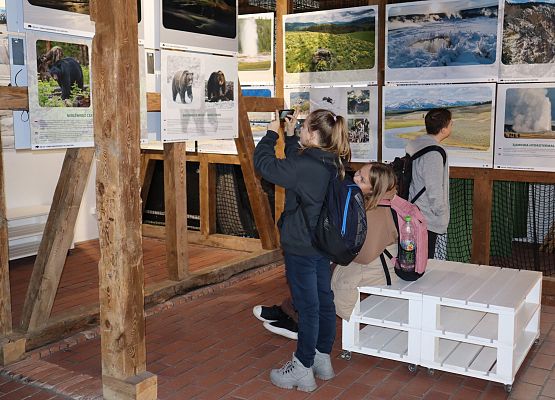 Uczniowie podczas zajęć w Czołpinie