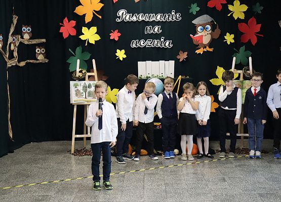 Uczniowie występują