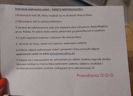 Instrukcja wykonywania zadań
