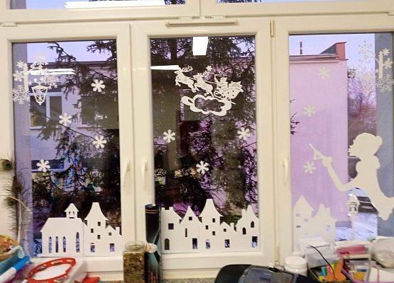 Świąteczna dekoracja klasy