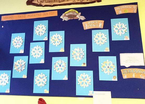 Świąteczna dekoracja klasy