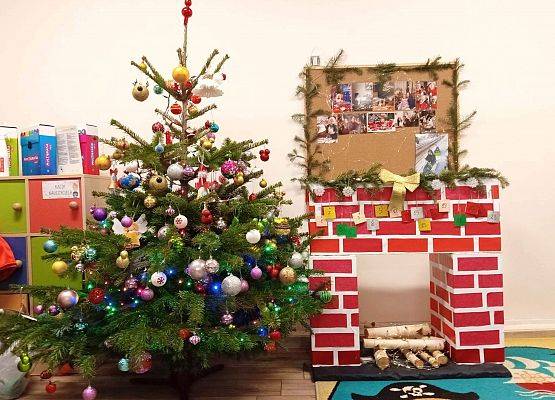 Świąteczna dekoracja klasy