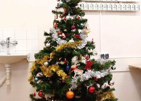 Świąteczna dekoracja klasy