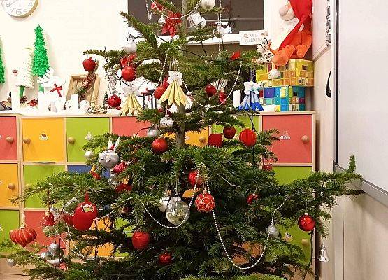 Świąteczna dekoracja klasy