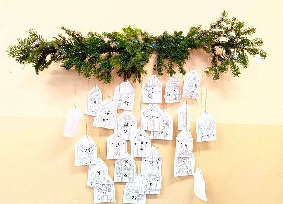 Świąteczna dekoracja klasy