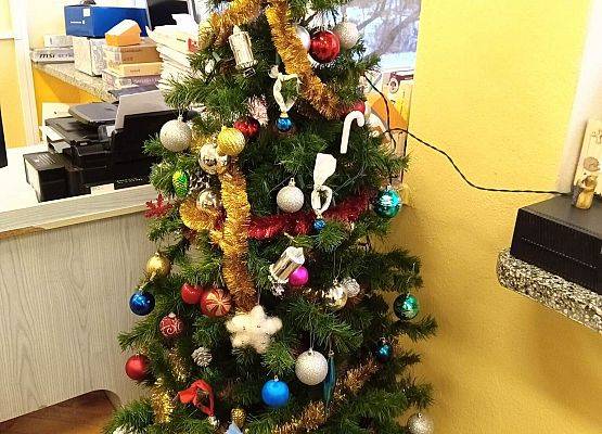 Świąteczna dekoracja klasy