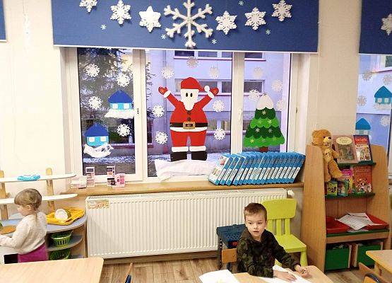 Świąteczna dekoracja klasy