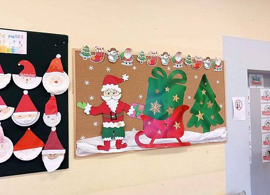 Świąteczna dekoracja klasy