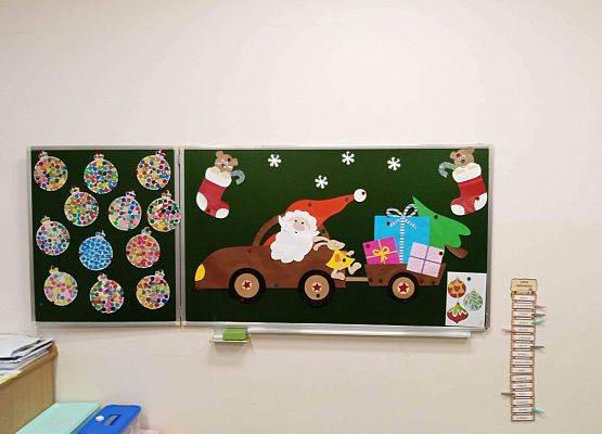 Świąteczna dekoracja klasy