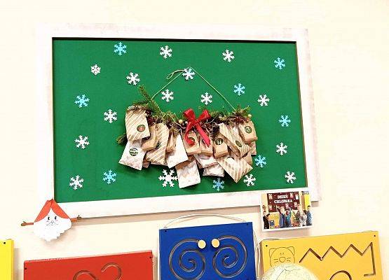 Świąteczna dekoracja klasy
