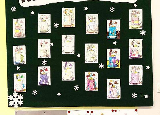 Świąteczna dekoracja klasy