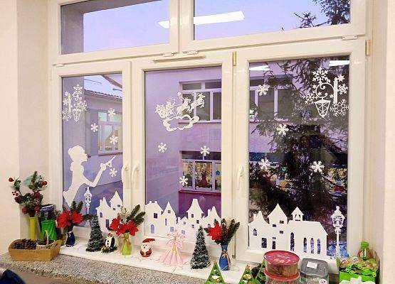 Świąteczna dekoracja klasy