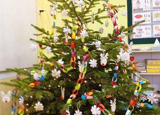 Świąteczna dekoracja klasy