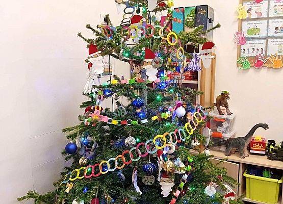 Świąteczna dekoracja klasy