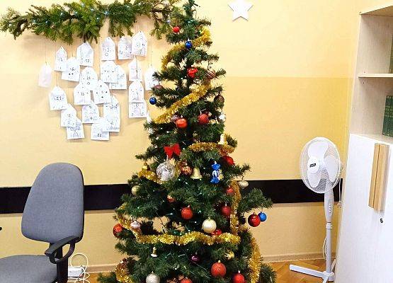 Świąteczna dekoracja klasy