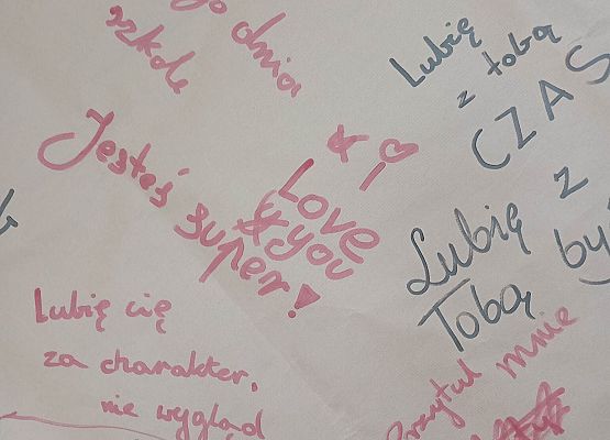 Plakat wykonany przez uczniów