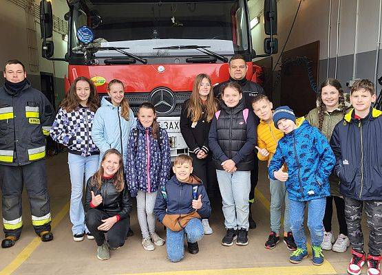 Grafika 1: Wycieczka do OSP w Łebieniu