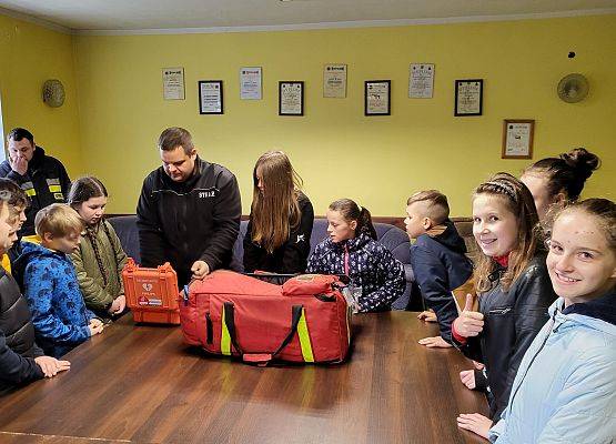 Grafika 4: Wycieczka do OSP w Łebieniu