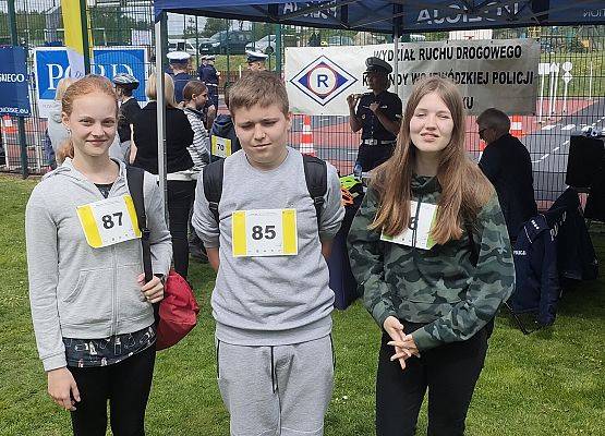 uczniowie z naszej szkoły podczas turnieju