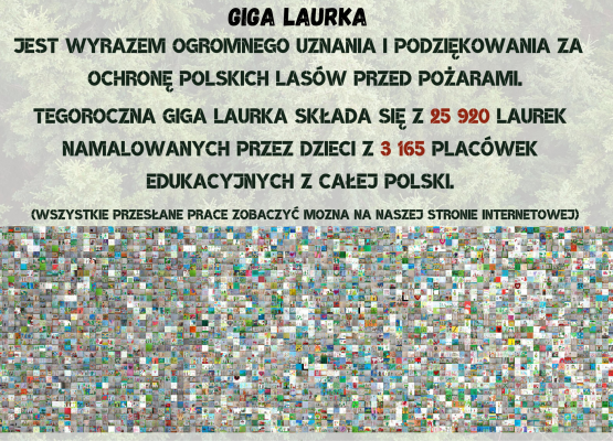 Grafika 3: GIGA Laurka dla Strażników Lasu - Certyfikat
